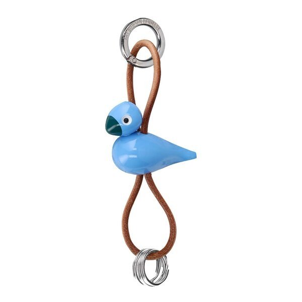 Kay Bojesen SONGBIRD Brelok do Kluczy - Przywieszka do Torebki - Ptaszek / Niebieski