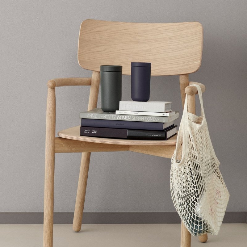 Stelton TO GO CLICK Stalowy Kubek Termiczny 200 ml / Żółty Mellow Yellow