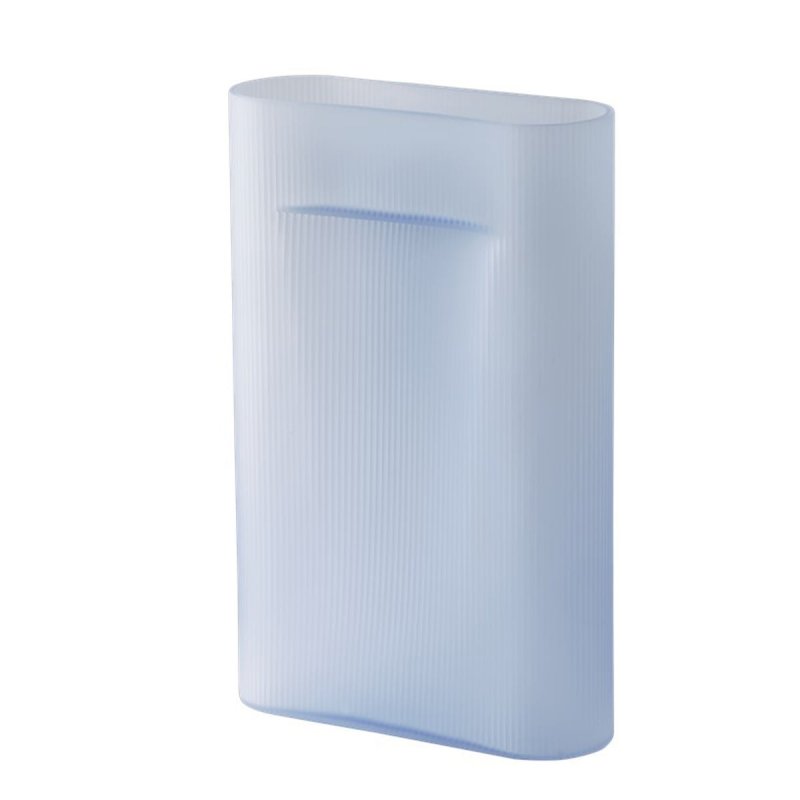 Muuto RIDGE Szklany Wazon do Kwiatów 48 cm / Niebieski