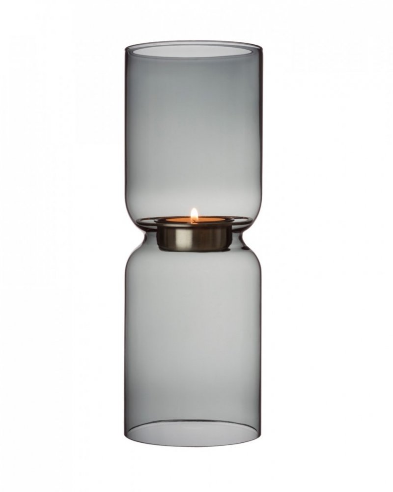  Iittala LANTERN Świecznik 25 cm - Szary
