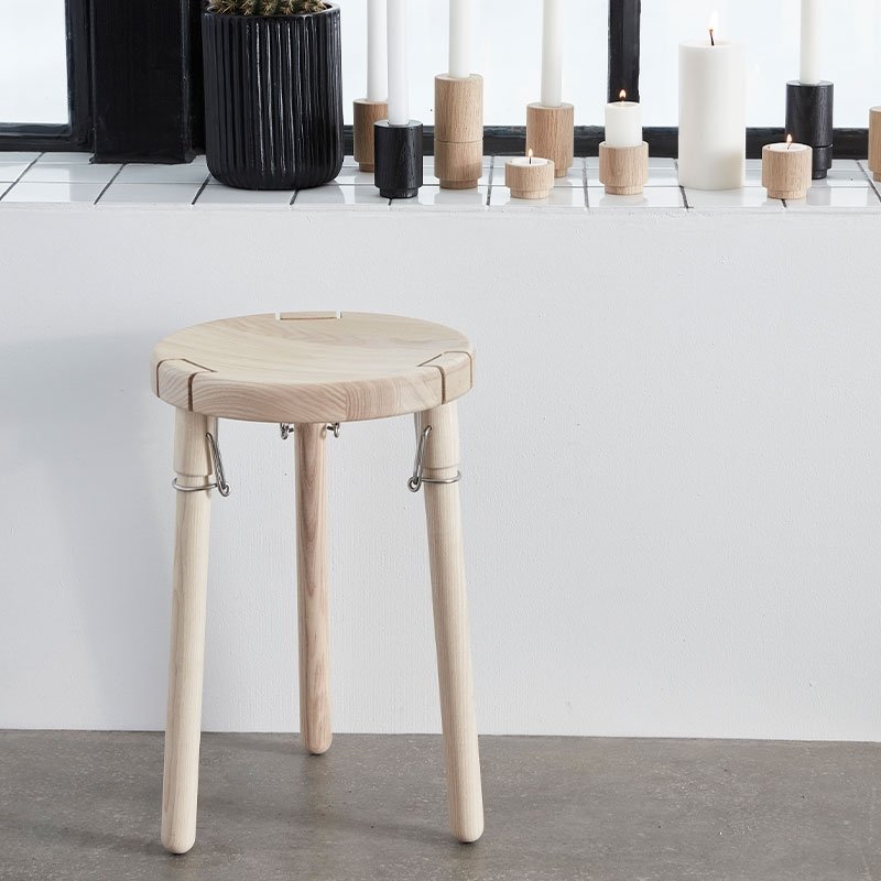 Andersen Furniture U1 Stołek Drewniany / Naturalny