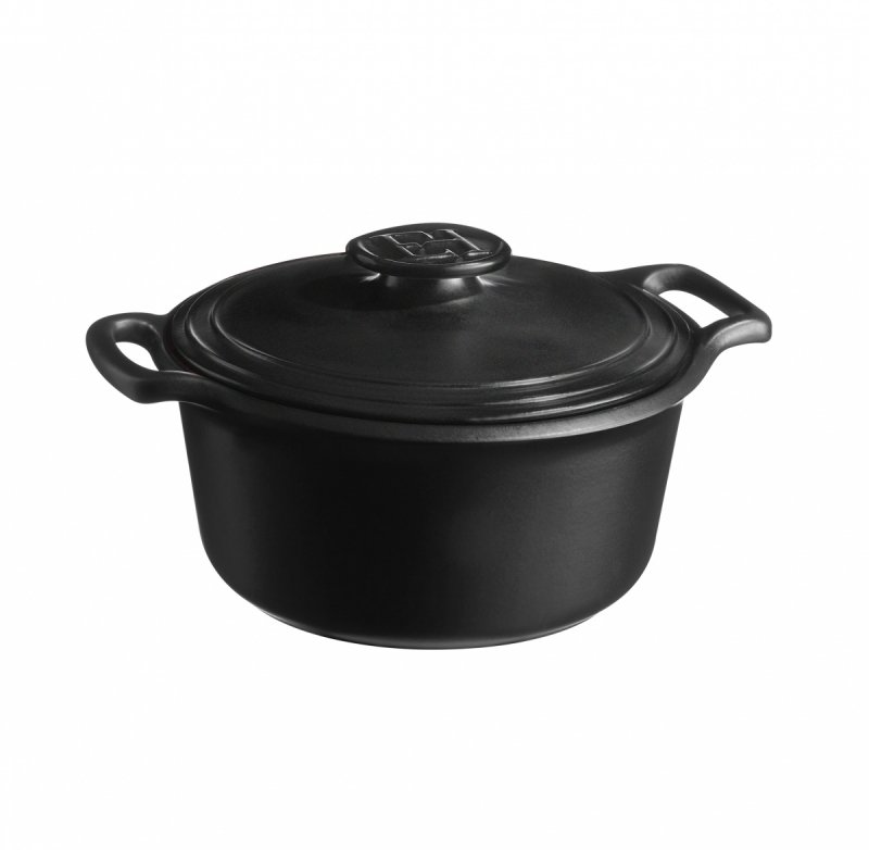Emile Henry SUBLIME+ Garnek Ceramiczny 4 l / Czarny
