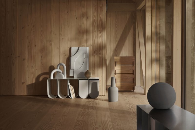 Kristina dam studio CURVED Stalowa Ławka / Biała