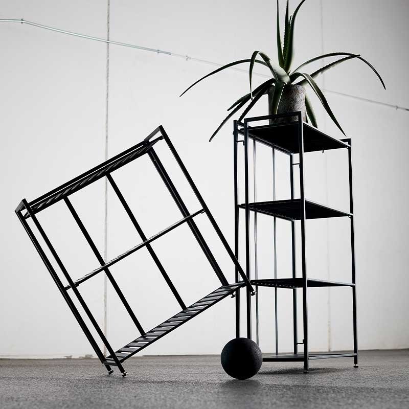 Muubs MANHATTAN Regał na Książki 79,5 cm / Czarny