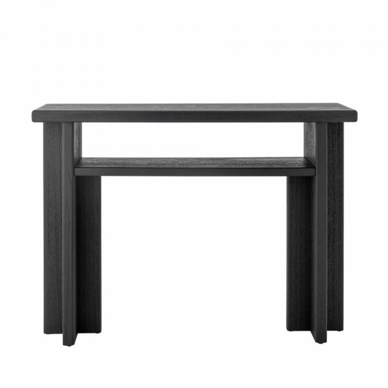 Bloomingville CUPA Konsola Drewniana 110 cm / Czarna