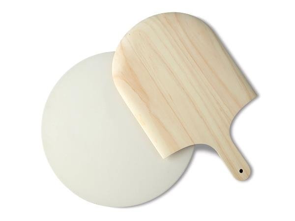 Funktion KITCHEN Kamień do Pieczenia Pizzy 37,5 cm z Drewnianą Łopatką