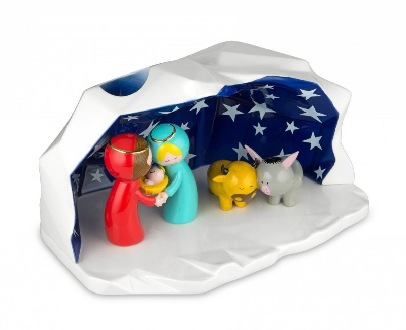 Alessi CHRISTMAS Porcelanowa Szopka Bożonarodzeniowa / Happy Eternity Baby
