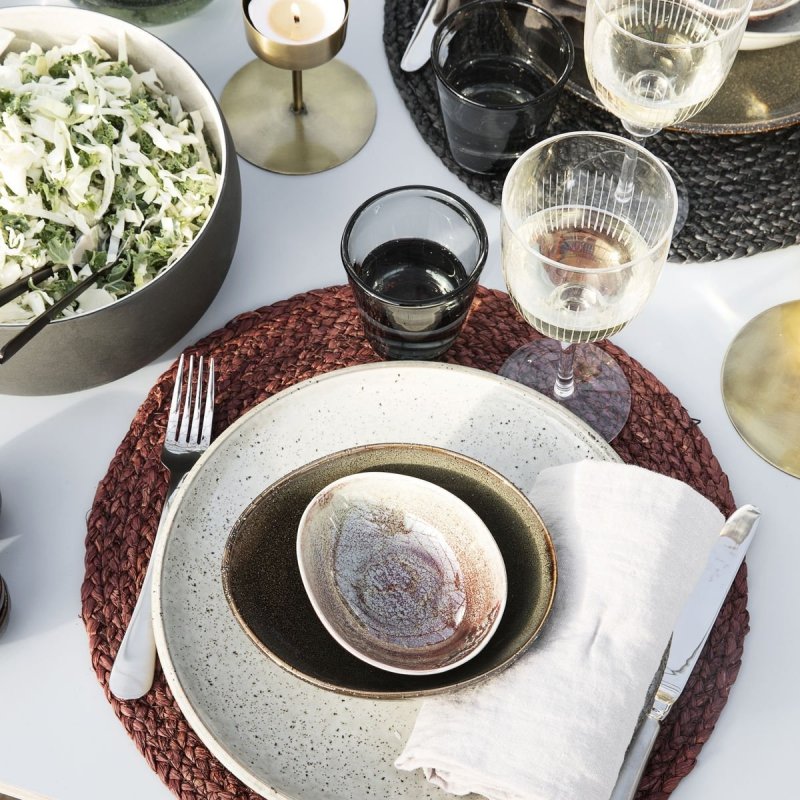 House Doctor LAKE Miska 13 cm - Zielona 6 Szt.