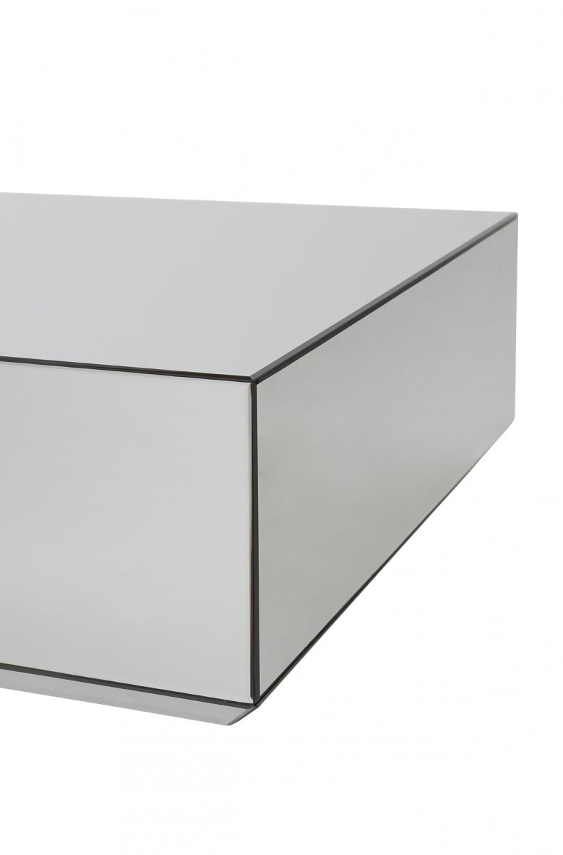Aytm SPECULUM Stolik Lustrzany 80x80 cm Szary