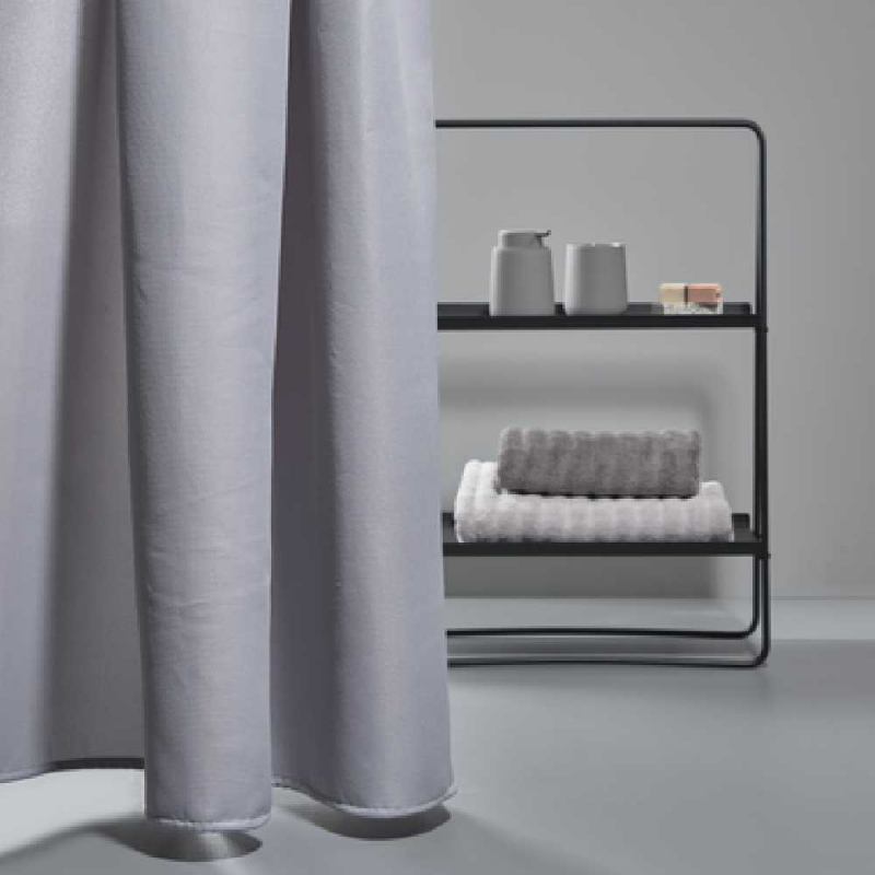 ZONE Denmark LUX Zasłona Prysznicowa 200 cm / Czarna