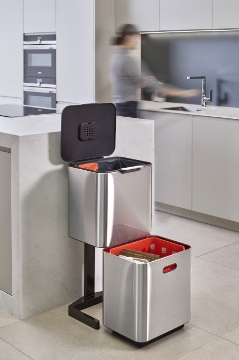 Joseph Joseph TOTEM MAX Kosz do Segregacji Odpadów Inteligent Waste 60 l Stalowy