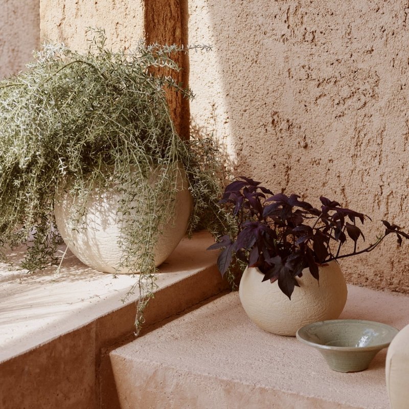 Audo PLANTS Doniczka do Kwiatów 24 cm / Ivory