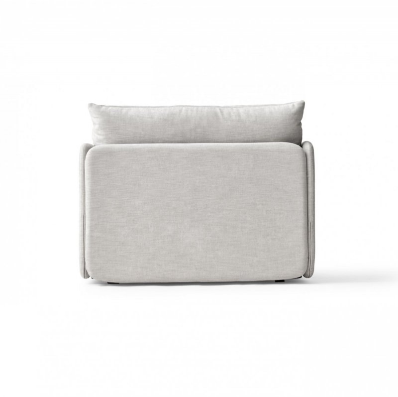 Menu OFFSET Sofa Pojedyncza - Tkanina Kvadrat Odcień Jasnoszary