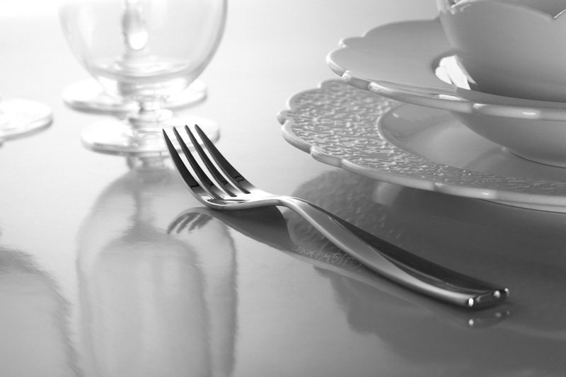 Alessi DRESSED Talerz Deserowy 4 Szt. / Biały