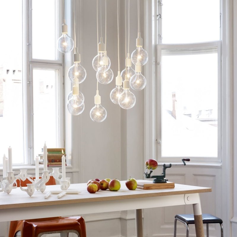 Muuto E27 Lampa Wisząca Żarówka LED / Czerwona - Deep Red