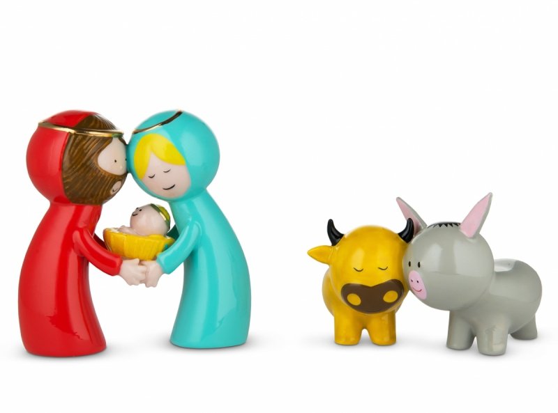 Alessi HAPPY ETERNITY BABY Świąteczne Figurki / 2 Szt.