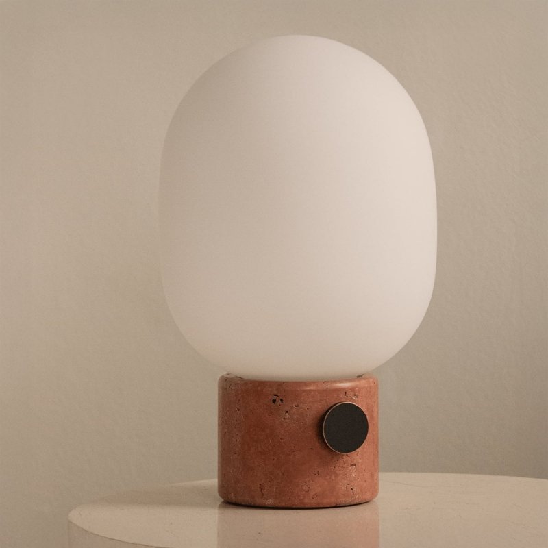 Audo JWDA Lampa Stołowa / Czerwony Trawertyn