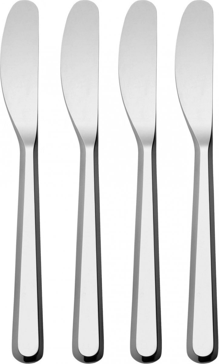 Alessi AMICI Stalowy Nóż do Masła 4 Szt. 