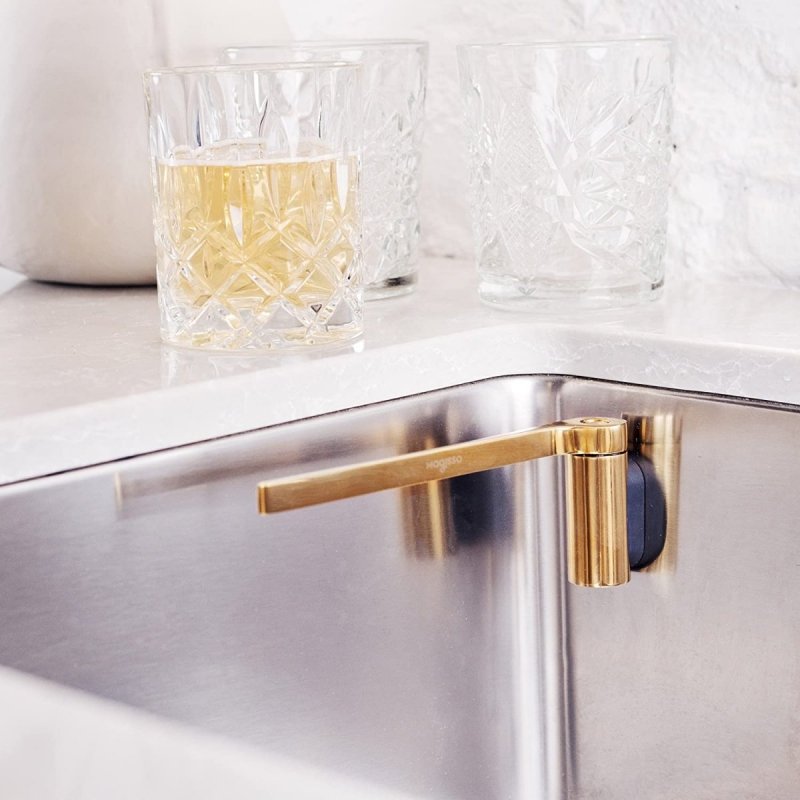 Magisso KITCHEN Magnetyczny Uchwyt na Ściereczkę Kuchenną / Złoty