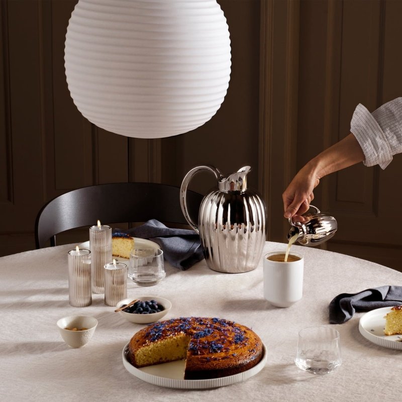 Georg Jensen BERNADOTTE Zestaw 3 Świeczników / Srebrny