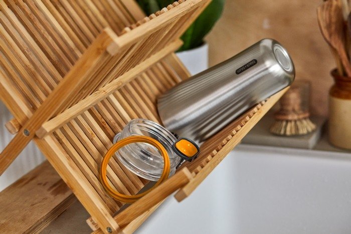 black+blum NEW Stalowy Kubek Termiczny 600 ml / Pomarańczowy