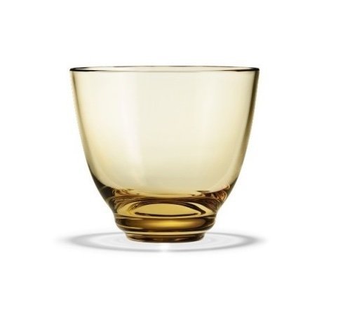 Holmegaard FLOW Szklanka 350 ml / Żółta Amber