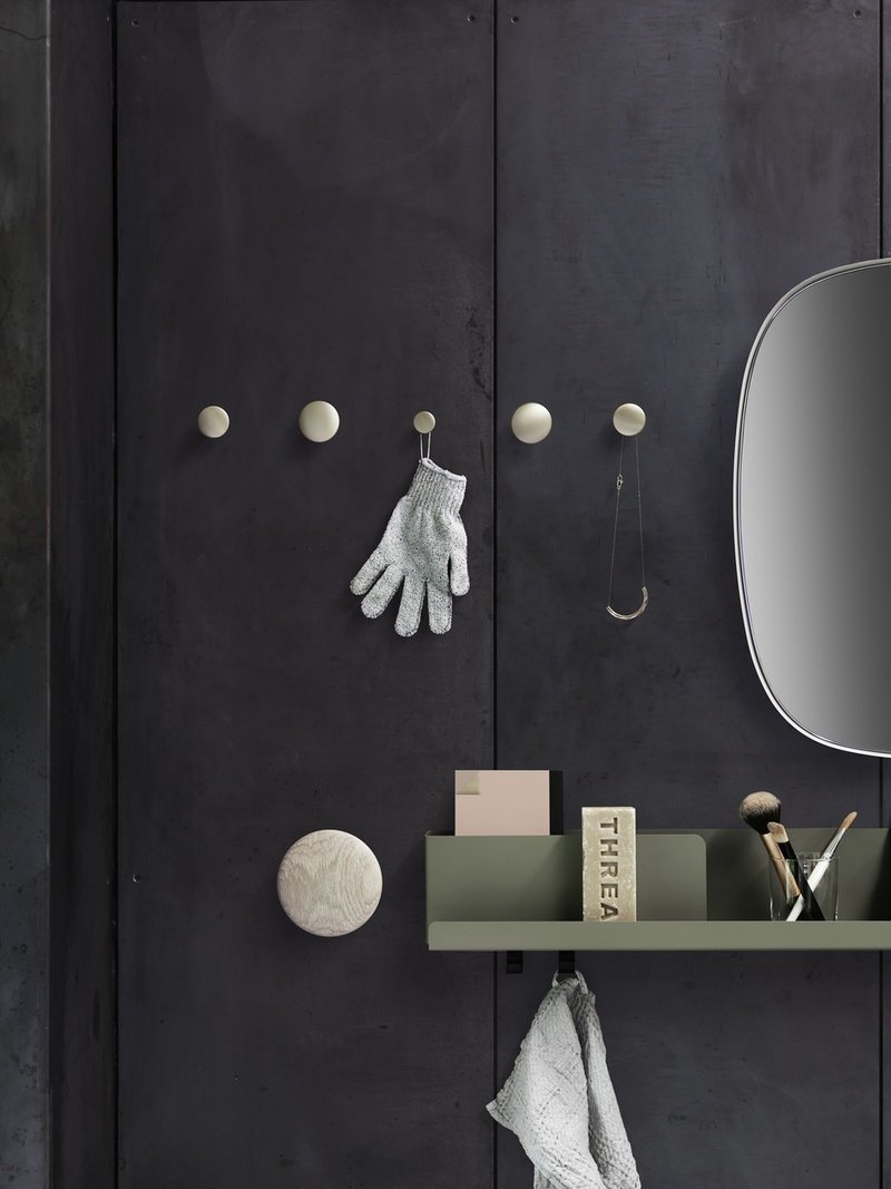 Muuto FRAMED Lustro Ścienne S - Szare / Tafla Klasyczna