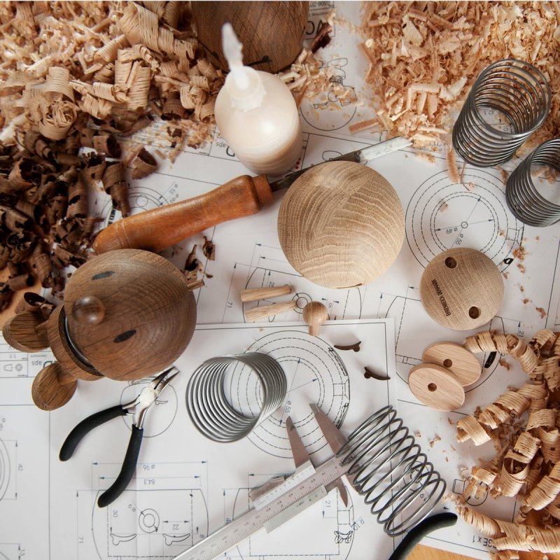 Hoptimist OAK Figurka Optymisty Bumble S - Dąb Naturalny