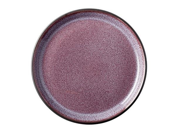 Bitz GASTRO Talerz Płaski 17 cm 6 Szt. Czarny - Środek Liliowy