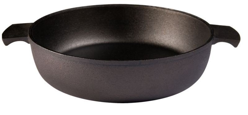 Skeppshult MASTER Zestaw 2 Naczyń Żeliwnych - Patelnia Grillowa + Patelnia Głęboka