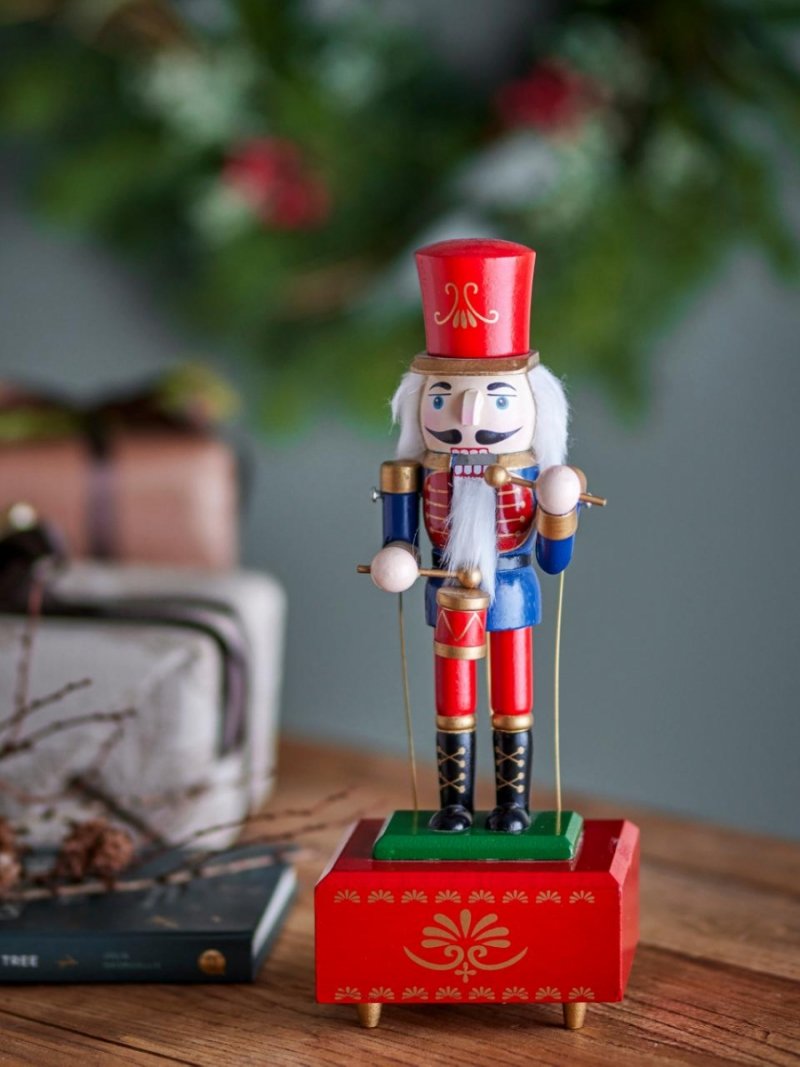 Pozytywka Waltz Music Box Bloomingville z figurą dziadka do orzechów