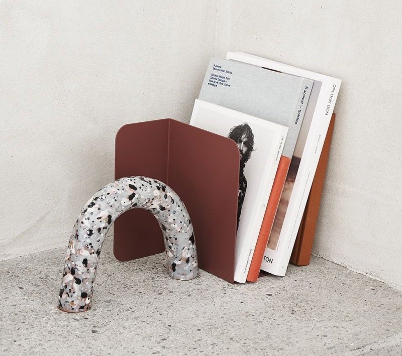 Muuto COMPILE Podpórka do Książek - Green-Beige