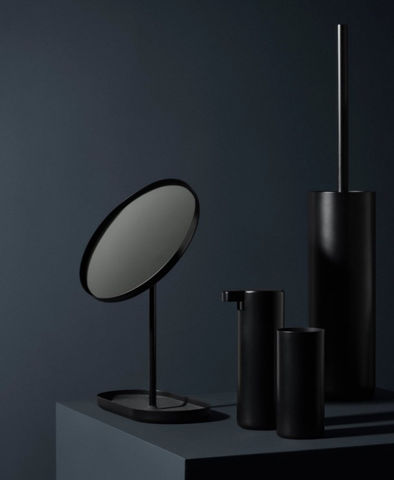 Blomus MODO Uchwyt Ścienny na Papier Toaletowy - Czarny