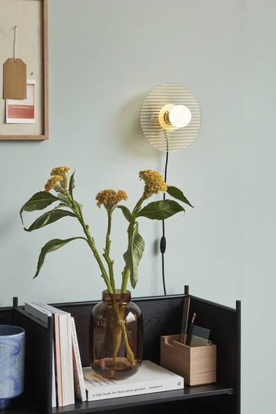 Kinkiet Hubsch w skandynawskim stylu o średnicy 25 cm