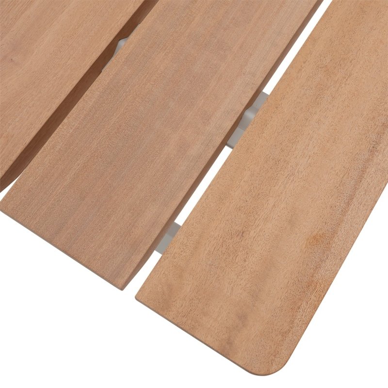 Muuto 70/70 Stół Ogrodowy 225x90 cm Blat z Drewna Sapelli / Rama Czarna