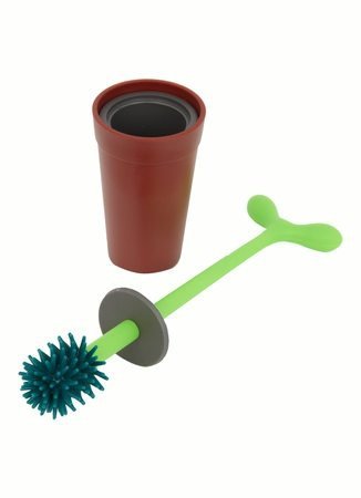 A di Alessi MERDOLINO Szczotka Toaletowa do WC / Brązowa