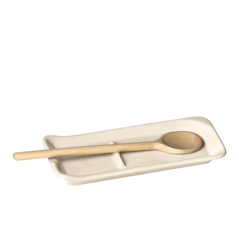 Emile Henry KITCHEN Podstawka pod Łyżkę Kuchenną - Kremowa