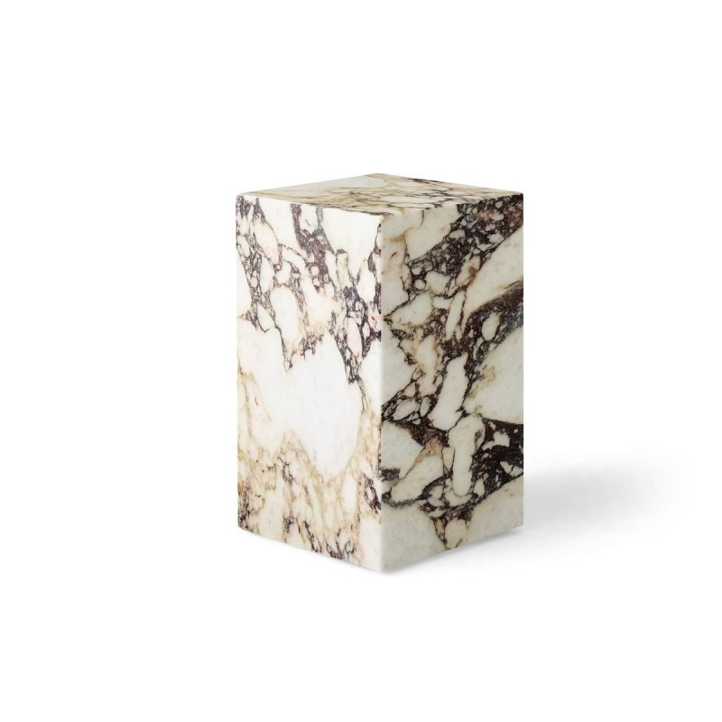 Menu PLINTH Postument Marmurowy Wysoki - Marmur Rose Calacatta