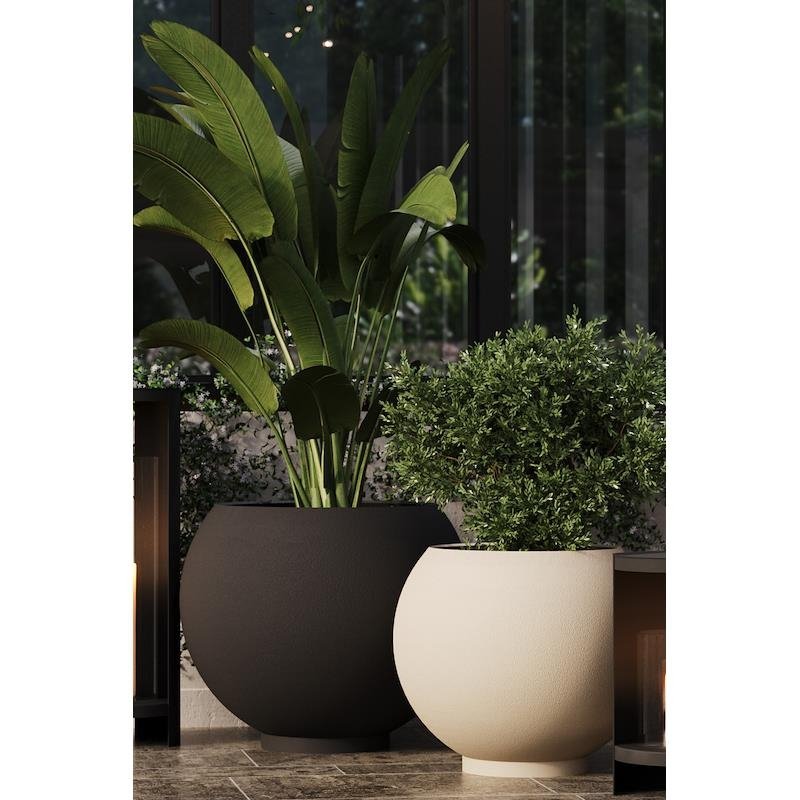 Aytm GLOBE Donica do Kwiatów 43 cm / Ciemnozielona