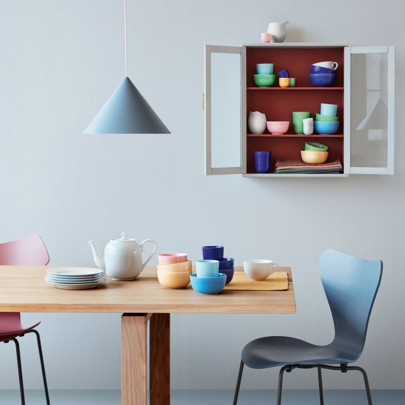 Lyngby Porcelain RHOMBE COLOR Kieliszek do Jajka - Żółty