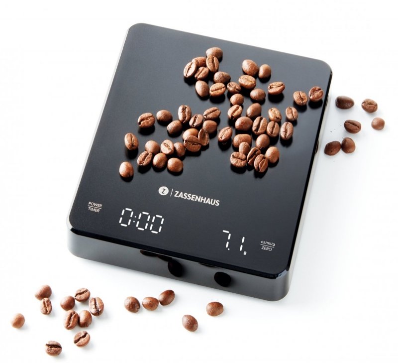 Zassenhaus BARISTA EXPERT Profesjonalna Cyfrowa Waga do Kawy / Czarna