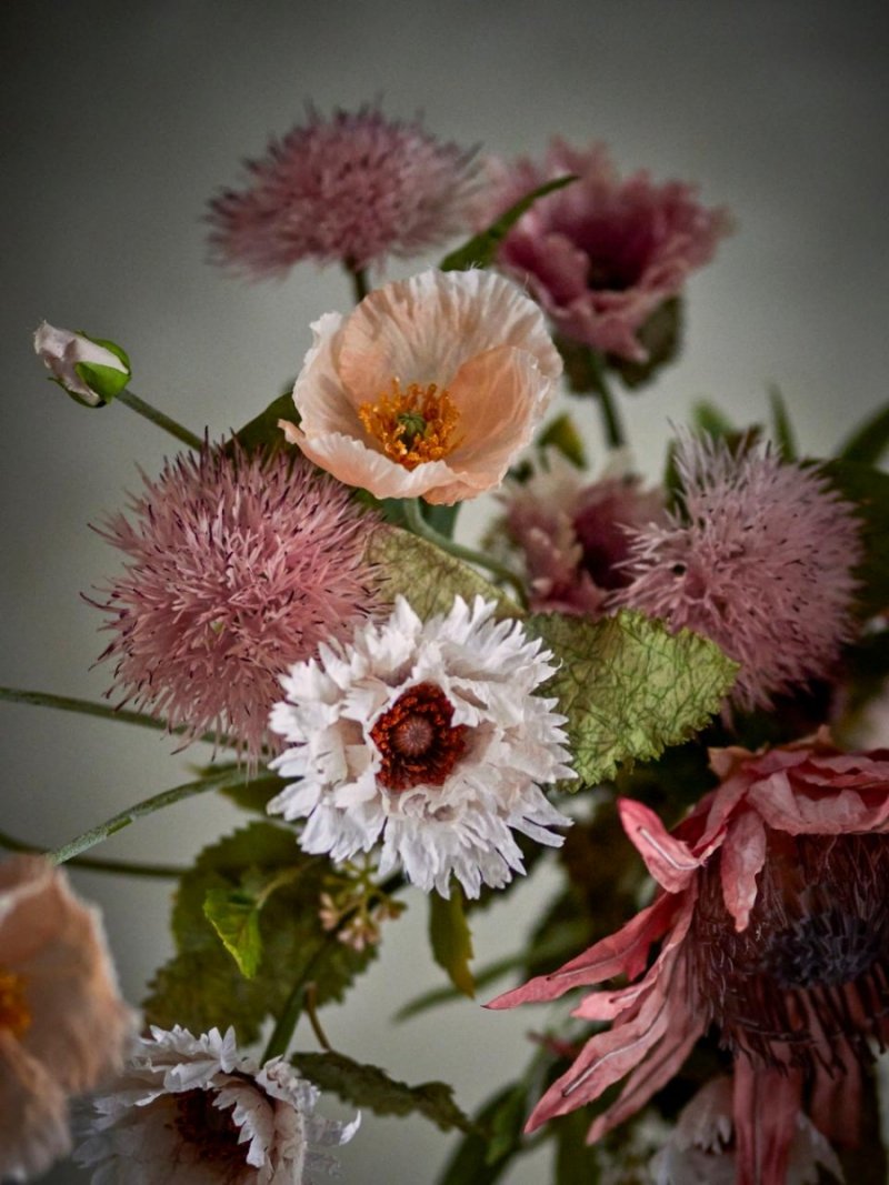 Dekoracyjny bukiet sztuczny różowy