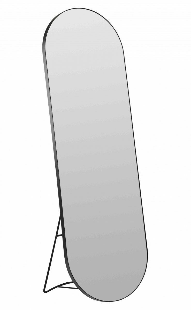 Villa Collection MIRROR Lustro Podłogowe Owalne 170 cm Czarne