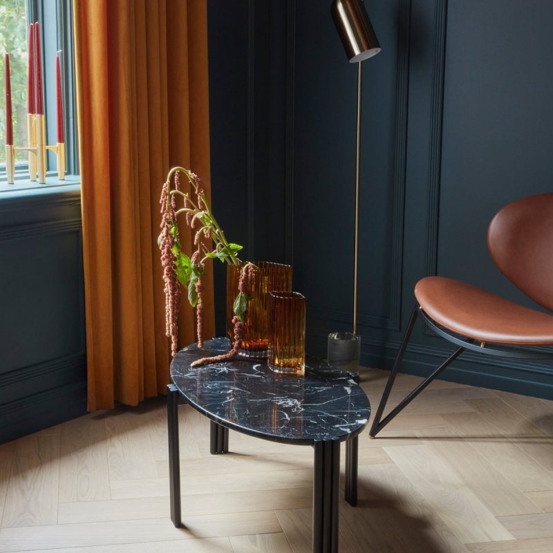 Aytm FOLIUM Wazon do Kwiatów 20 cm Czarny