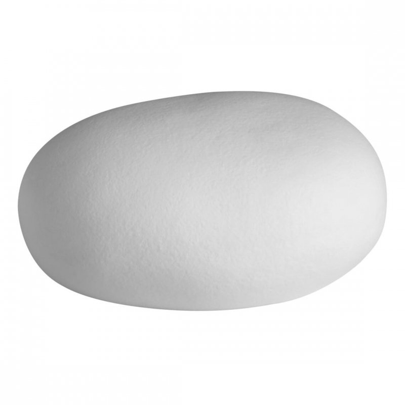 Rader STONE Lampka Świecący Kamień - Lampka LED z Porcelany - L / Biały