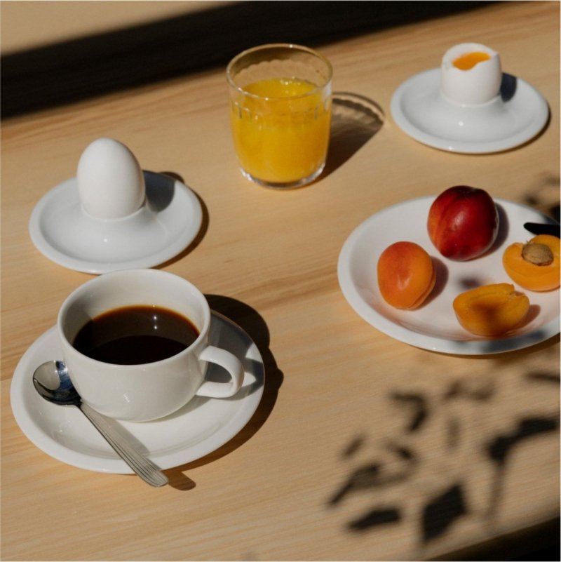 Iittala RAAMI Filiżanka ze Spodkiem / Biała