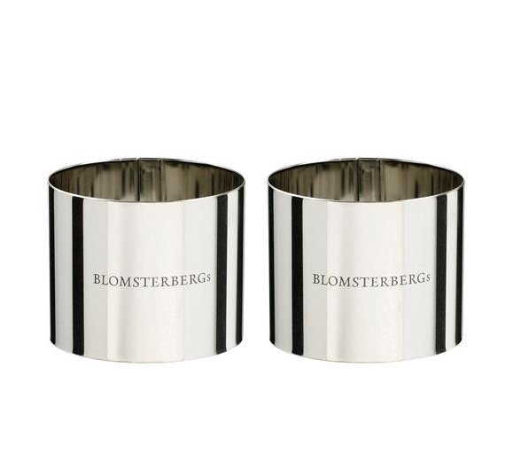 Blomsterbergs KITCHEN Stalowy Ring - Forma do Deserów 6 cm 2 Szt.