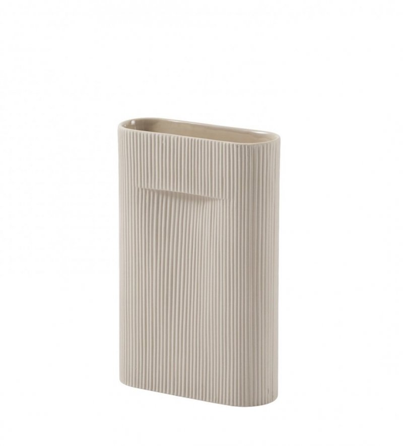Muuto RIDGE Wazon do Kwiatów 35 cm Beżowy