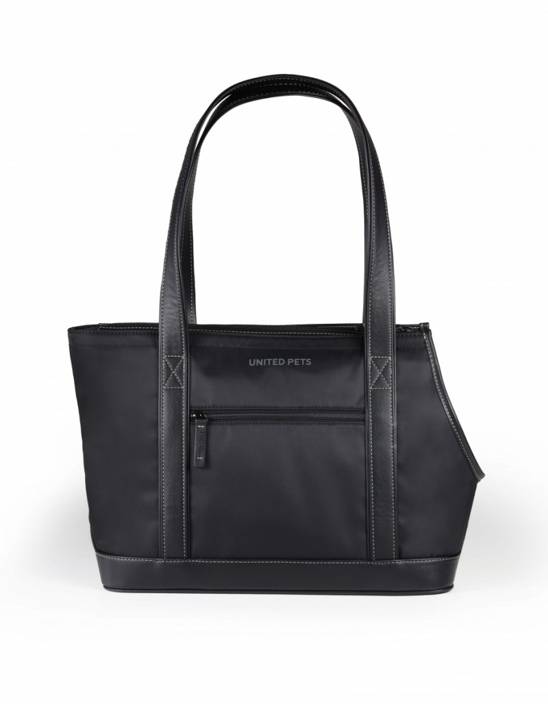 United Pets Milano UP BAG Transporter - Torba dla Psa / Czarno - Fuksjowa