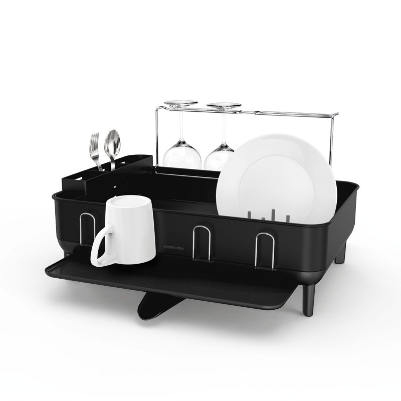 simplehuman COMPACT Suszarka - Ociekacz do Naczyń / Czarny Matowy